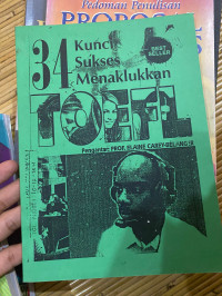 Image of 34 KUNCI SUKSES MENAKLUKKAN TOEFL
