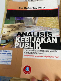 Image of ANALISIS KEBIJAKAN PUBLIK
