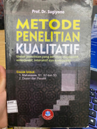 Image of METODE PENELITIAN KUALITATIF