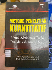 Image of METODE PENELITIAN KUANTITATIF