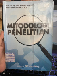 Image of METODOLOGI PENELITIAN
