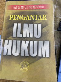 Image of PENGANTAR ILMU HUKUM