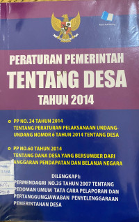 Image of PERATURAN PEMERINTAH TENTANG DESA TAHUN 2014