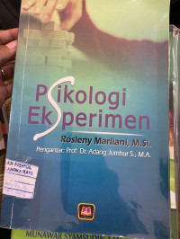 Image of PSIKOLOGI EKSPERIMEN