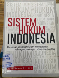 Image of SISTEM HUKUM INDONESIA