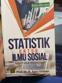 Image of STATISTIK UNTUK ILMU SOSIAL : APLIKATIF UNTUK ILMU-ILMU SOSIAL