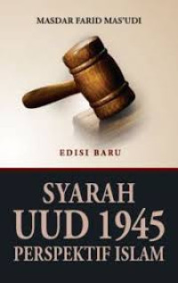 Image of SYARAH UUD 1945 PERSPEKTIF ISLAM